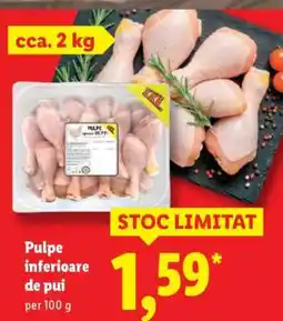 Lidl Pulpe inferioare de pui Ofertă