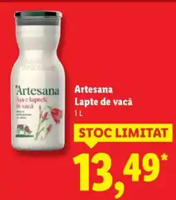 Lidl Artesana Lapte de vacă Ofertă