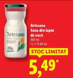 Lidl Artesana Sana din lapte de vacă Ofertă