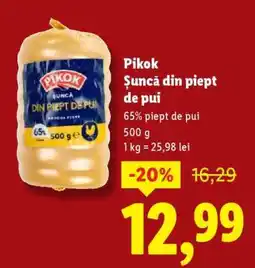Lidl Pikok Șuncă din piept de pui Ofertă