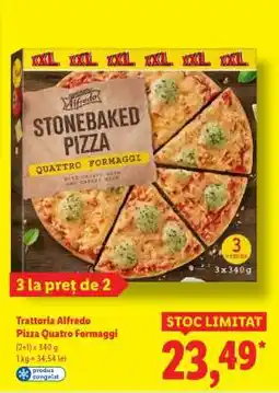 Lidl Trattoria Alfredo Pizza Quatro Formaggi Ofertă