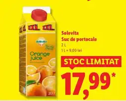 Lidl Solevita Suc de portocale Ofertă