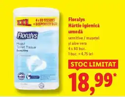 Lidl Florays Hârtie igienică umedă Ofertă
