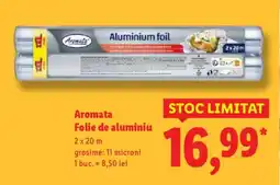 Lidl Aromata Folie de aluminiu Ofertă