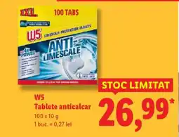 Lidl W5 Tablete anticalcar Ofertă