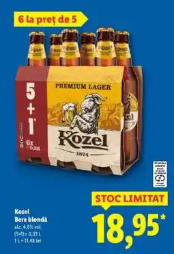 Lidl KOZEL Bere blondă Ofertă