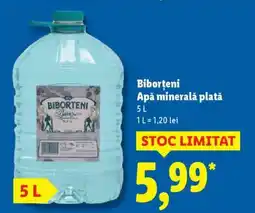 Lidl Biborțeni Apă minerală plată Ofertă