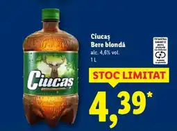 Lidl CIUCAŞ Bere blondă Ofertă