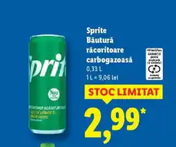 Lidl Sprite Băutură răcoritoare carbogazoasă Ofertă