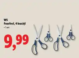 Lidl W5 Foarfeci, 4 bucăți Ofertă