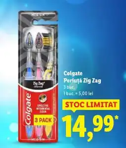Lidl Colgate Periuță Zig Zag Ofertă