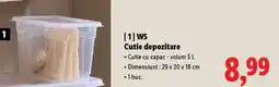 Lidl W5 Cutie depozitare Ofertă