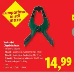 Lidl Parkside Clești de fixare Ofertă