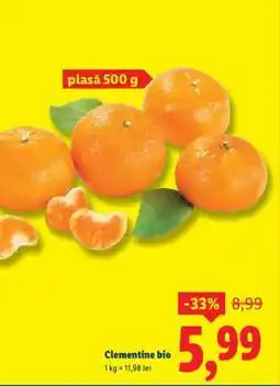 Lidl Clementine bio Ofertă