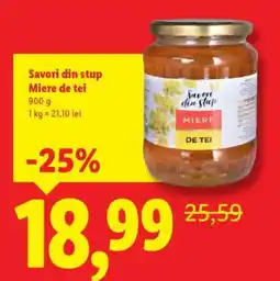Lidl Savori din stup Miere de tei Ofertă