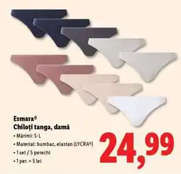 Lidl Esmara Chiloți tanga, damă Ofertă