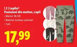 Lidl Lupilu Pantaloni din molton, copii Ofertă