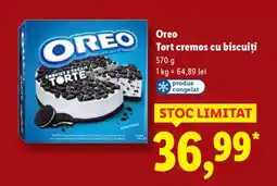 Lidl Oreo Tort cremos cu biscuiți Ofertă