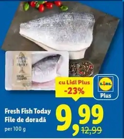 Lidl Fresh Fish Today File de doradă Ofertă