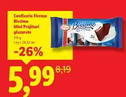 Lidl Confiserie Firenze Bissimo Mini Prăjituri glazurate Ofertă