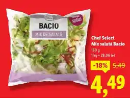 Lidl Chef Select Mix salată Bacio Ofertă
