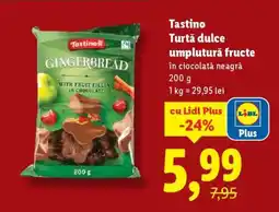 Lidl Tastino Turtă dulce umplutură fructe Ofertă