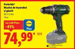 Lidl Parkside Mașină de înșurubat și găurit Ofertă