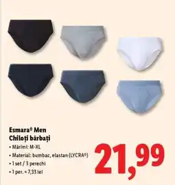 Lidl Esmara Men Chiloți bărbați Ofertă