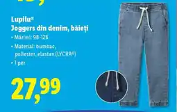 Lidl Lupilu Joggers din denim, băieți Ofertă