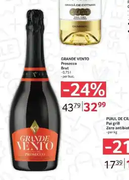 Selgros GRANDE VENTO Prosecco Brut Ofertă