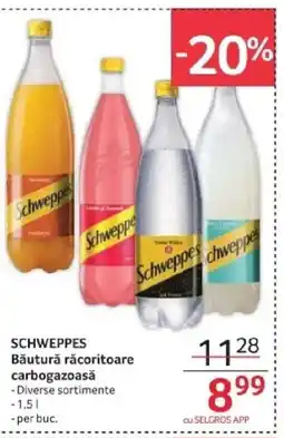 Selgros SCHWEPPES Băutură răcoritoare carbogazoasă Ofertă