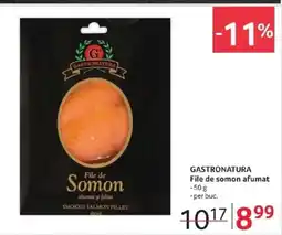 Selgros GASTRONATURA File de somon afumat Ofertă