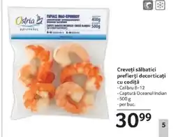 Selgros Creveţi sălbatici prefierți decorticați cu codiţă Ofertă