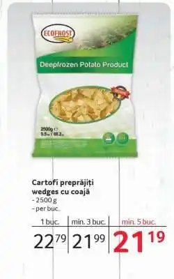 Selgros Cartofi prăjiți wedges cu coajă Ofertă