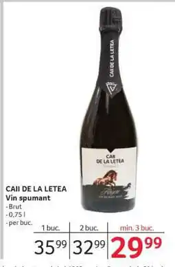 Selgros CAII DE LA LETEA Vin spumant Ofertă
