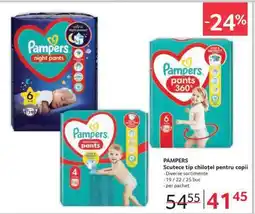 Selgros PAMPERS Ofertă