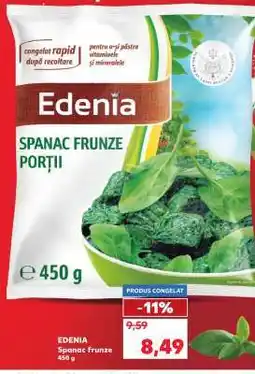 Kaufland EDENIA Spanac frunze Ofertă