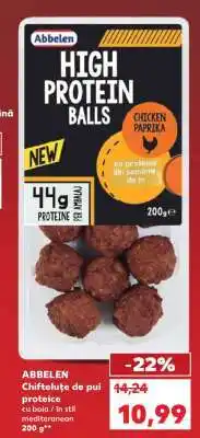 Kaufland ABBELEN Chifteluțe de pui proteice Ofertă