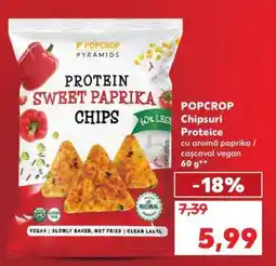 Kaufland POPCROP Chipsuri Proteice Ofertă