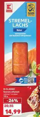 Kaufland K-CLASSIC Stremel-Lachs Natur Ofertă