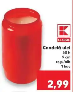 Kaufland Candelă ulei Ofertă