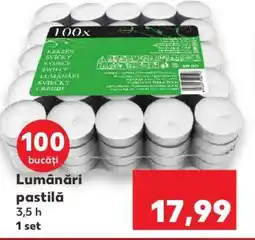 Kaufland Lumânări pastilă Ofertă