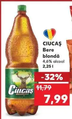 Kaufland CIUCAŞ Bere blondă Ofertă