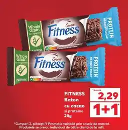 Kaufland FITNESS Baton cu cacao și proteine 20g Ofertă