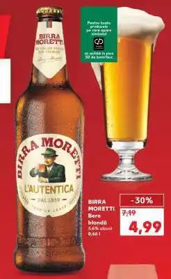 Kaufland BIRRA MORETTI Ofertă