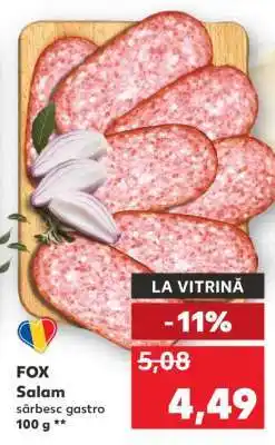 Kaufland FOX Salam Ofertă
