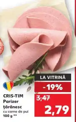 Kaufland CRIS-TIM Parizer ţărănesc Ofertă
