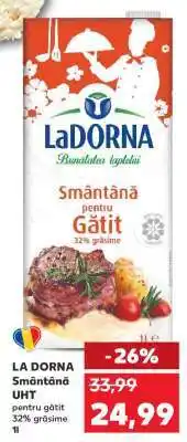 Kaufland LA DORNA Smântână UHT Ofertă