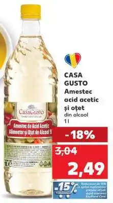 Kaufland CASA GUSTO Amestec acid acetic si otet din alcool 1l Ofertă