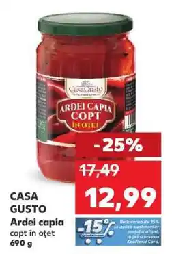 Kaufland CASA GUSTO Ardei capia copt în oțet Ofertă